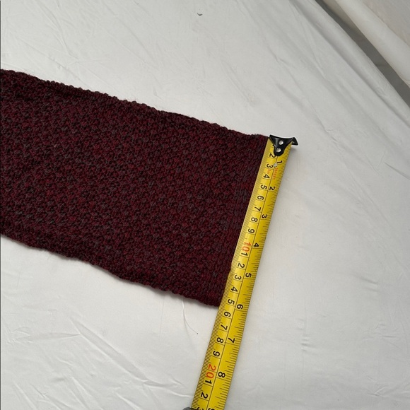 BDG burgundy and teal oversized open cardigan with pockets - Picture 9 of 10